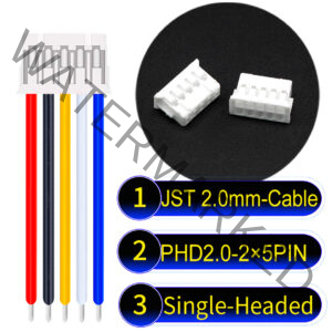 JST PHD2.0 2×5Pin Dual Row Single-Headed Cable