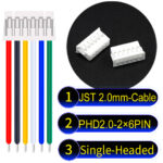 JST PHD2.0 2×6Pin Dual Row Single-Headed Cable