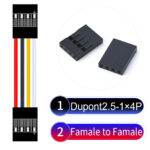 Dupont 2.54mm Female to Female 1×4Pin Cable