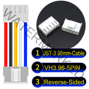 JST VH 5Pin Reverse-Side-Head Cable