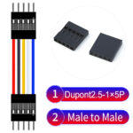 Dupont 2.54mm Male to Male 1×5Pin Cable