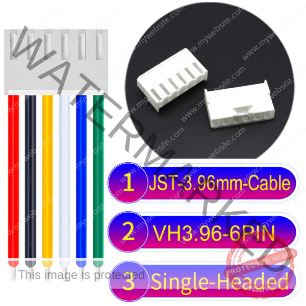 JST VH 6Pin Single-Headed Cable