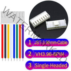 JST VH 8Pin Single-Headed Cable