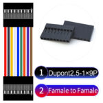 Dupont 2.54mm Female to Female 1×9Pin Cable
