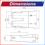 JST BHR3.5 3.5mm Male Housing 2P 3P 4P 5P 6P 7P 8P 9P 10P 12P