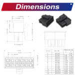 Molex MX3.0 3.0mm Male Housing 2P 3P 4P 5P 6P 7P 8P 9P 10P 12P