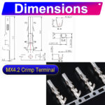Molex Mini-Fit Jr 4.2mm male 5557 Crimp Terminal