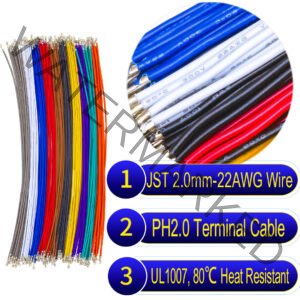 JST PH 2.0mm female pre-crimped terminal cable