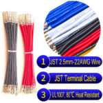JST SYP 2.5mm pre-crimped terminal cable