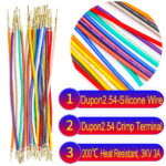 Molex 2.5mm Dupont female to male pre-crimped terminal silicone cable