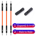 Dupont 2.54mm Male to Male 1Pin Orange Cable
