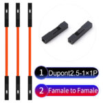 Dupont 2.54mm Female to Female 1Pin Orange Cable