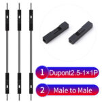 Dupont 2.54mm Male to Male 1Pin Grey Cable