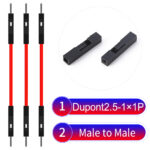 Dupont 2.54mm Male to Male 1Pin Red Cable